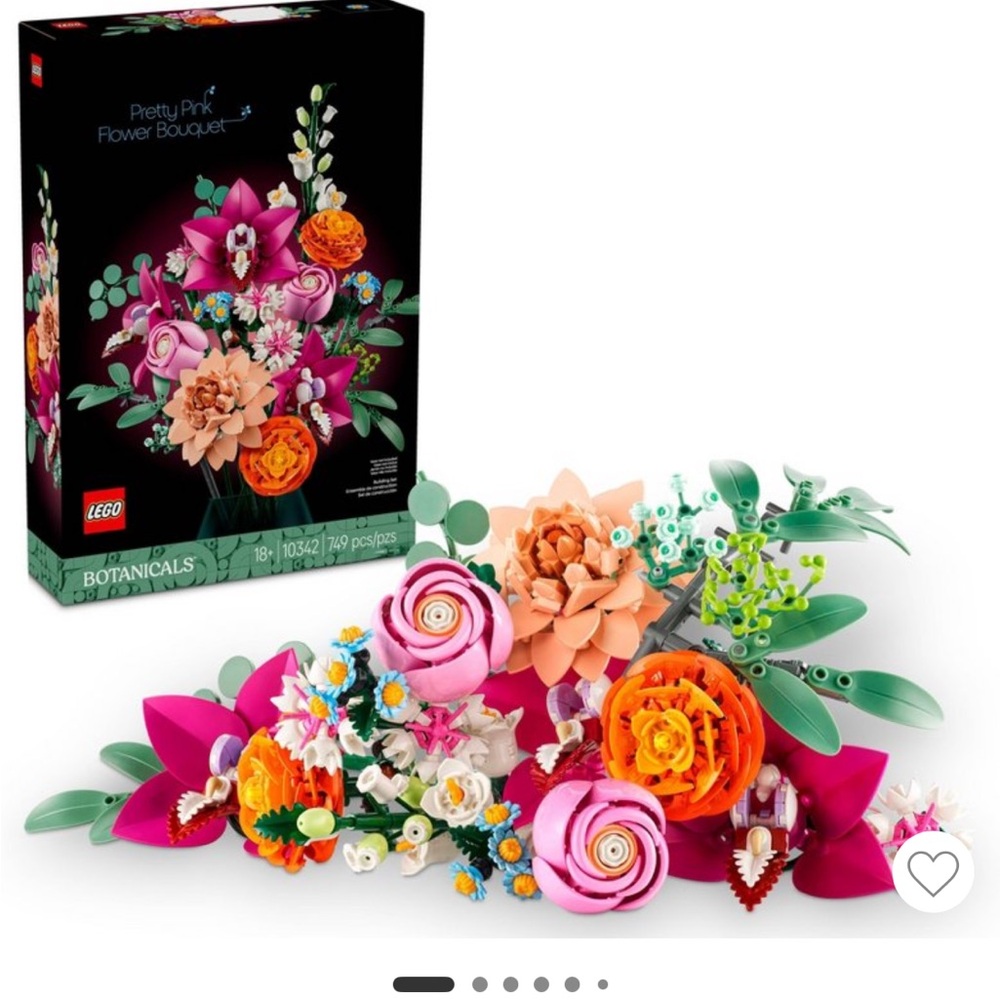 LEGO Botanical Collection Pretty Pink Flower Bouquet